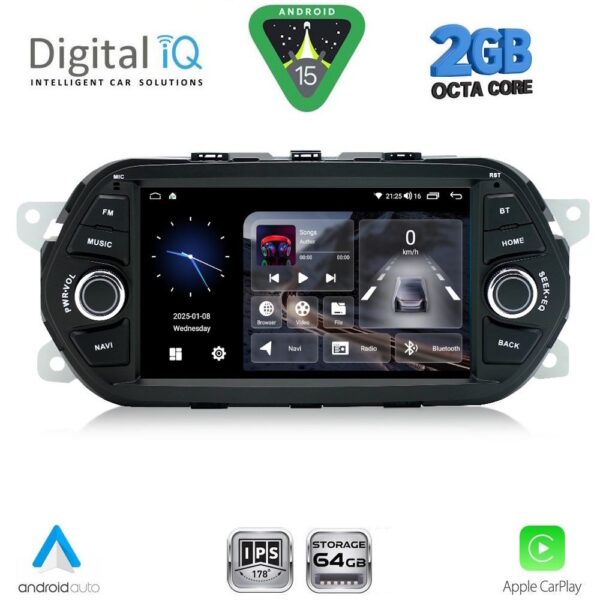 DIGITAL IQ BLE 355_CPA (7" DECK) MULTIMEDIA OEM for FIAT TIPO mod. 2015-2023 - Image 1