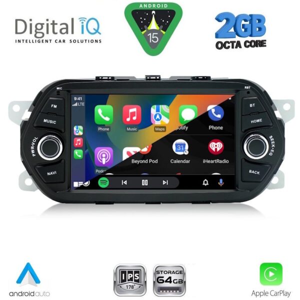 DIGITAL IQ BLE 355_CPA (7" DECK) MULTIMEDIA OEM for FIAT TIPO mod. 2015-2023 - Image 3