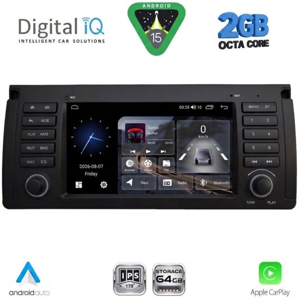 DIGITAL IQ BLE 385_CPA (7" DECK) MULTIMEDIA SYSTEM for BMW S.5-X5 (E38-39-53) mod. 1998-2005 - Image 1