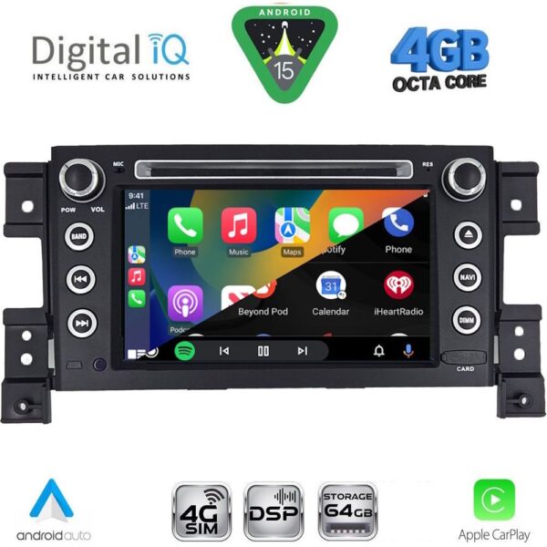 DIGITAL IQ BLA 054_CPA (7" DECK) MULTIMEDIA LINUX SYSTEM for SUZUKI GRAND VITARA mod. 2005-2015 - Image 9