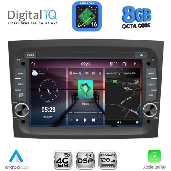 DIGITAL IQ BLM 538_CPA (7" DECK) MULTIMEDIA SYSTEM for FIAT DOBLO mod. 2015-2022 - Image 1