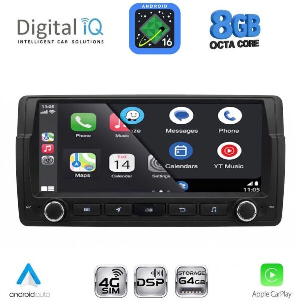 DIGITAL IQ BLM 553_CPA (8.8" DECK) MULTIMEDIA OEM for BMW S.3 (E46) mod. 1998-2005 - Image 2