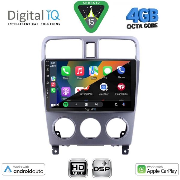 DIGITAL IQ BXF 16661_CPAA (9inc) MULTIMEDIA TABLET for SUBARU FORESTER mod. 2002-2008 - Image 9