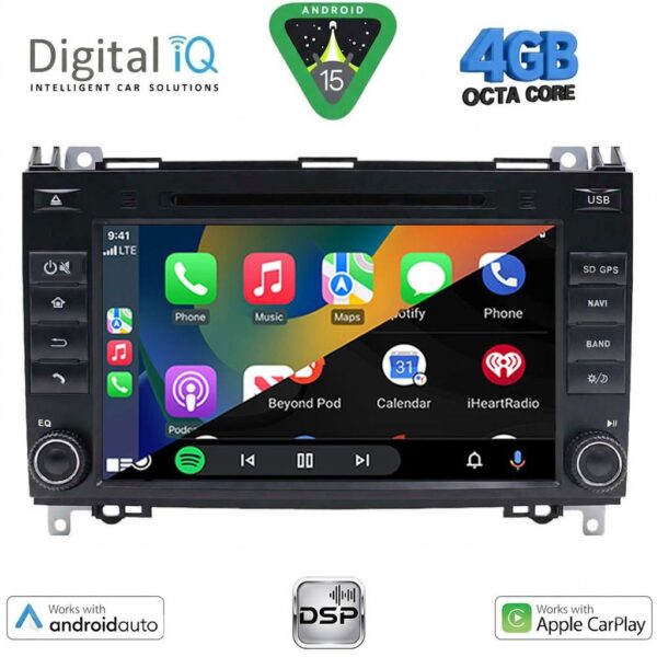 DIGITAL IQ BXF 668_CPAA (8'' DVD) MULTIMEDIA SYSTEM for MERCEDES A – B – SPRINTER – VITO – VIANO mod. 2007-2019 - Image 12