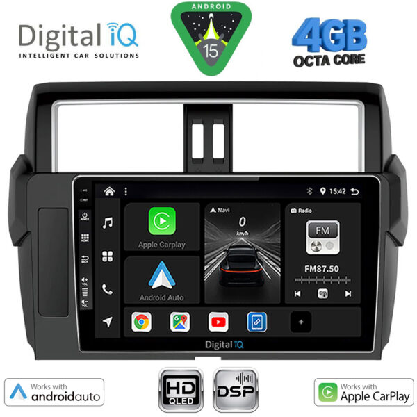 DIGITAL IQ BXF 16777_CPAA (10inc) MULTIMEDIA TABLET for TOYOTA PRADO mod. 2014-2017 - Image 1