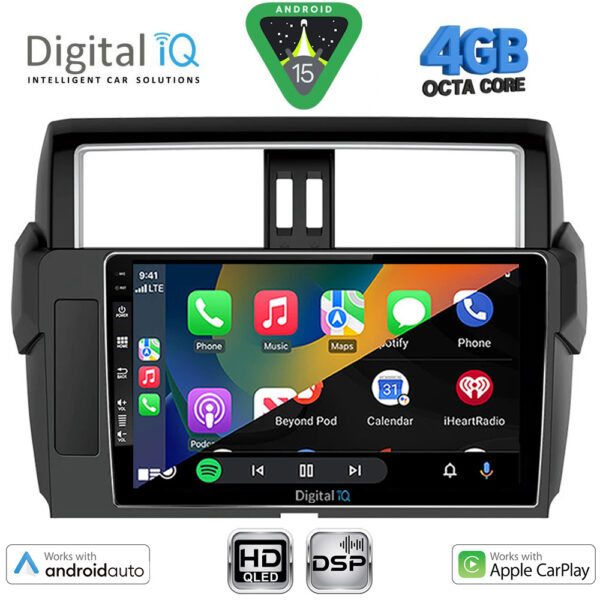 DIGITAL IQ BXF 16777_CPAA (10inc) MULTIMEDIA TABLET for TOYOTA PRADO mod. 2014-2017 - Image 9