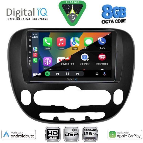 DIGITAL IQ BXF 18321_CPAA (9inc) MULTIMEDIA TABLET for KIA SOUL mod. 2013-2019 - Image 2