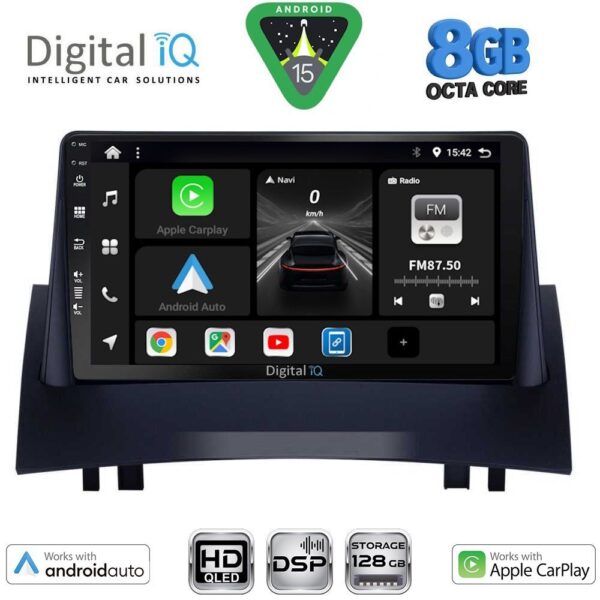 DIGITAL IQ BXF 18555_CPAA (9inc) MULTIMEDIA TABLET for RENAULT MEGANE 2 mod. 2002-2008 - Image 1
