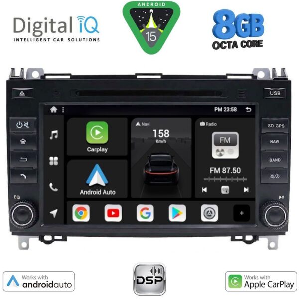 DIGITAL IQ BXF 768_CPAA (8'' DVD) MULTIMEDIA SYSTEM for MERCEDES A – B – SPRINTER – VITO – VIANO mod. 2007-2019 - Image 10