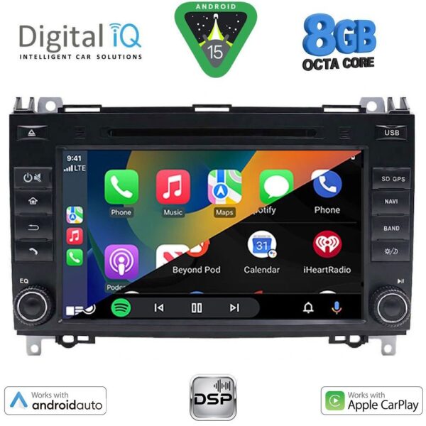 DIGITAL IQ BXF 768_CPAA (8'' DVD) MULTIMEDIA SYSTEM for MERCEDES A – B – SPRINTER – VITO – VIANO mod. 2007-2019 - Image 11