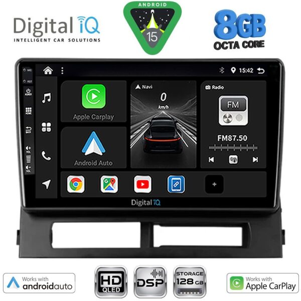 DIGITAL IQ BXF 18728DASH_CPAA (9inc) MULTIMEDIA TABLET for TOYOTA PRIUS mod. 2003-2009 (Supports Original Clima-HYBRID) - Image 1