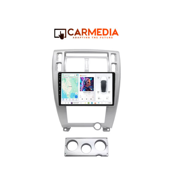 CARMEDIA CMDU410-3 TABLET 10'' OEM HYUNDAI TUSCON 2004-2010 SILVER - Image 1