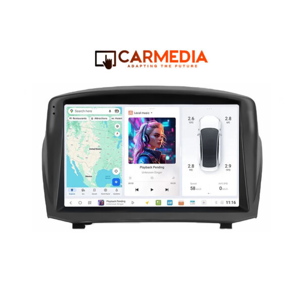 CARMEDIA CMDU8095-7 PRO PLUS TABLET 9.5'' OEM FORD FIESTA 2008-2017 V2 - Image 1