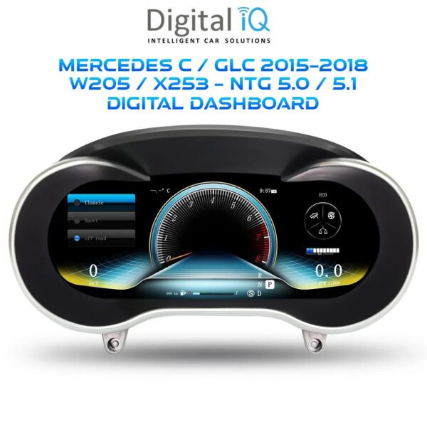 DIGITAL IQ DDD 986_DC (12.3in) DIGITAL INSTRUMENT CLUSTER for MERCEDES C (W205) - GLC (X253) mod. 2014-2021 - Image 1