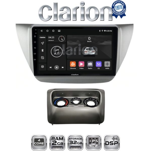 CLARION GL31036 Οθόνη OEM Multimedia Αυτοκινήτου για MITSUBISHI Lancer 2000>2007 (CarPlay/AndroidAuto/BT/GPS/WIFI/GPRS) - Image 1