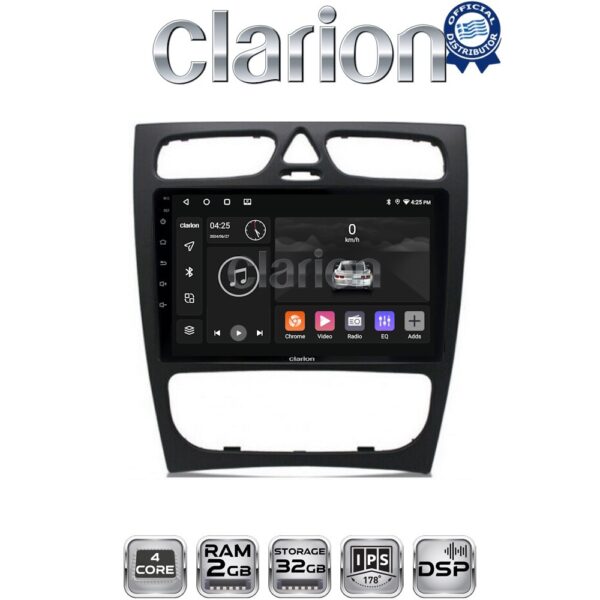 CLARION GL31171 Οθόνη OEM Multimedia Αυτοκινήτου για MERCEDES C class (W203) - CLK (W208) (CarPlay/AndroidAuto/BT/GPS/WIFI/GPRS) - Image 1
