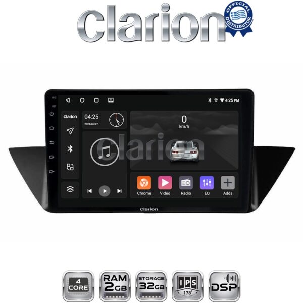 CLARION GL31219 Οθόνη OEM Multimedia Αυτοκινήτου για BMW X1 (E84) 2009>2014 (CarPlay/AndroidAuto/BT/GPS/WIFI/GPRS) - Image 1
