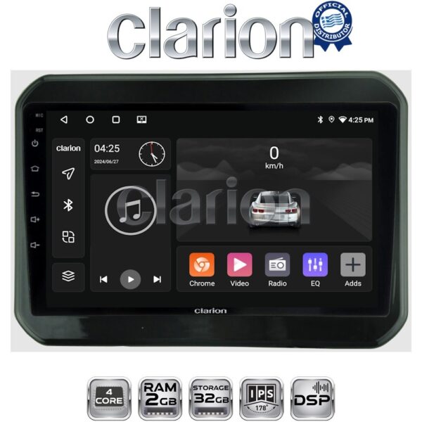 CLARION GL31232 Οθόνη OEM Multimedia Αυτοκινήτου για SUZUKI IGNIS 2016> (CarPlay/AndroidAuto/BT/GPS/WIFI/GPRS) - Image 1