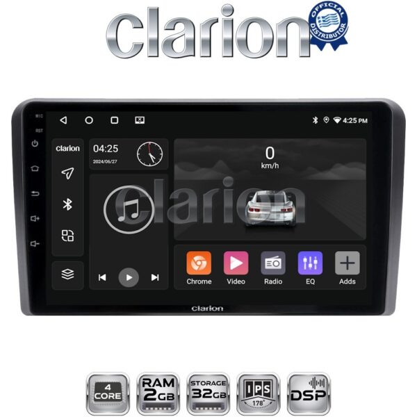 CLARION GL31233 Οθόνη OEM Multimedia Αυτοκινήτου για MITSUBIUSHI L200 2020> (CarPlay/AndroidAuto/BT/GPS/WIFI/GPRS) - Image 1