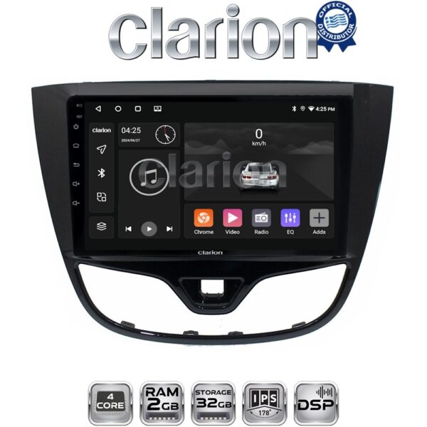 CLARION GL31479 Οθόνη OEM Multimedia Αυτοκινήτου για OPEL KARL 2014-2019 (CarPlay/AndroidAuto/BT/GPS/WIFI/GPRS) - Image 1