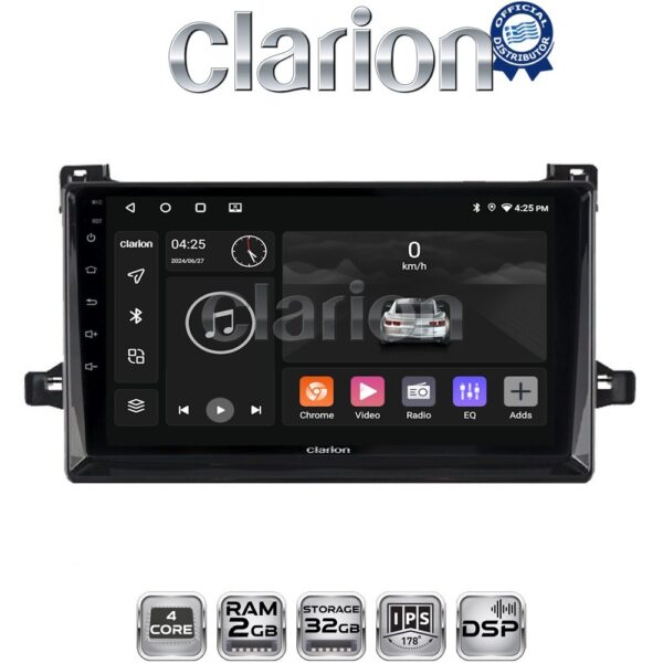 CLARION GL31562 Οθόνη OEM Multimedia Αυτοκινήτου για TOYOTA PRIUS 2016>  (CarPlay/AndroidAuto/BT/GPS/WIFI/GPRS) - Image 1