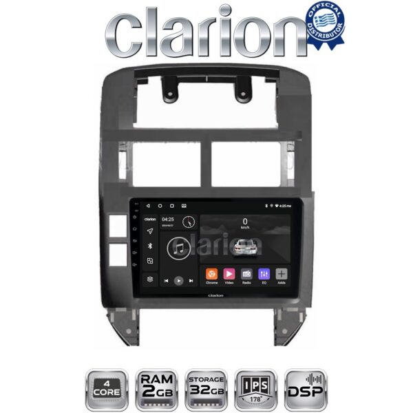 CLARION GL31582 Οθόνη OEM Multimedia Αυτοκινήτου για VW POLO 2002>2010 (CarPlay/AndroidAuto/BT/GPS/WIFI/GPRS) - Image 1