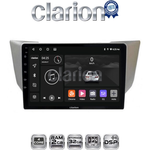 CLARION GL31620 Οθόνη OEM Multimedia Αυτοκινήτου για LEXUS RS 2003>2009 (CarPlay/AndroidAuto/BT/GPS/WIFI/GPRS) - Image 1