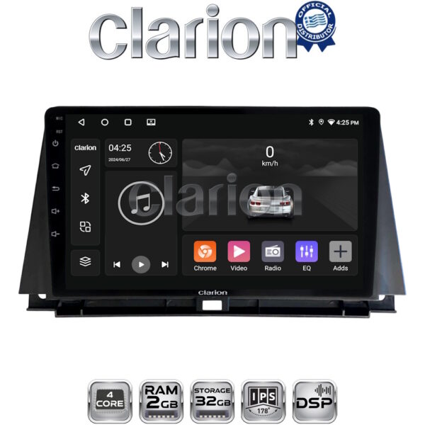 CLARION GL31702 Οθόνη OEM Multimedia Αυτοκινήτου για Lexus NX 2014 > 2016 (CarPlay/AndroidAuto/BT/GPS/WIFI/GPRS) - Image 1