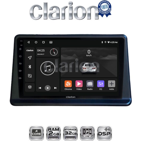 CLARION GL31998 Οθόνη OEM Multimedia Αυτοκινήτου για Mitsubishi Pajero 1996 > 2003 (CarPlay/AndroidAuto/BT/GPS/WIFI/GPRS) - Image 1