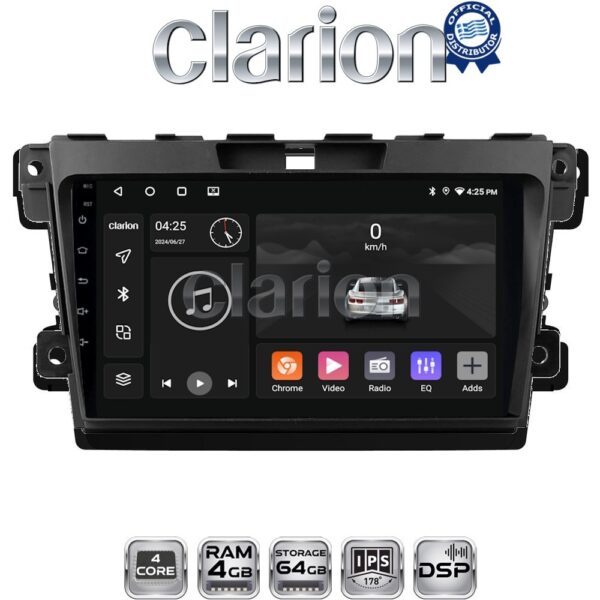 CLARION GL32097 Οθόνη OEM Multimedia Αυτοκινήτου για MAZDA CX7 2006> (CarPlay/AndroidAuto/BT/GPS/WIFI/GPRS) - Image 1