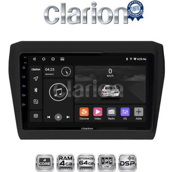 CLARION GL32180 Οθόνη OEM Multimedia Αυτοκινήτου για SUZUKI SWIFT 2016> (CarPlay/AndroidAuto/BT/GPS/WIFI/GPRS) - Image 1