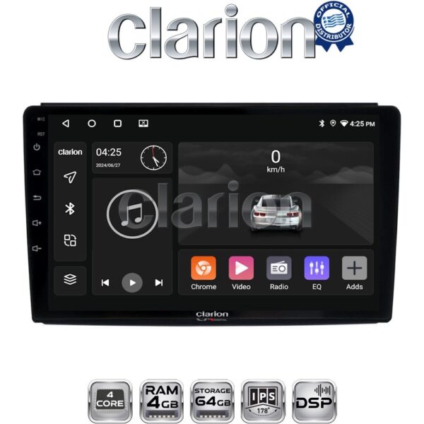 CLARION GL32193 Οθόνη OEM Multimedia Αυτοκινήτου για DUCATO, BOXER, JUMBER (CarPlay/AndroidAuto/BT/GPS/WIFI/GPRS) - Image 1
