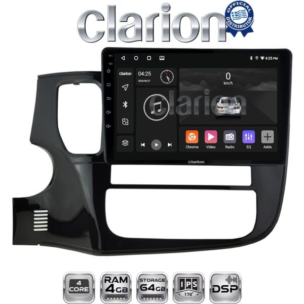 CLARION GL32231 Οθόνη OEM Multimedia Αυτοκινήτου για MITSUBISHI OUTLANDER  2013> (CarPlay/AndroidAuto/BT/GPS/WIFI/GPRS) - Image 1