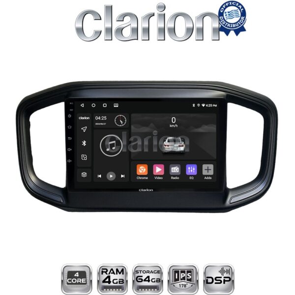 CLARION GL32259 Οθόνη OEM Multimedia Αυτοκινήτου για Fiat Strada 2021> (CarPlay/AndroidAuto/BT/GPS/WIFI/GPRS) - Image 1