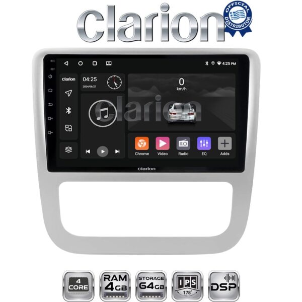 CLARION GL32489 Οθόνη OEM Multimedia Αυτοκινήτου για VW Scirocco & Eos 2008 > 2013 (CarPlay/AndroidAuto/BT/GPS/WIFI/GPRS) - Image 1