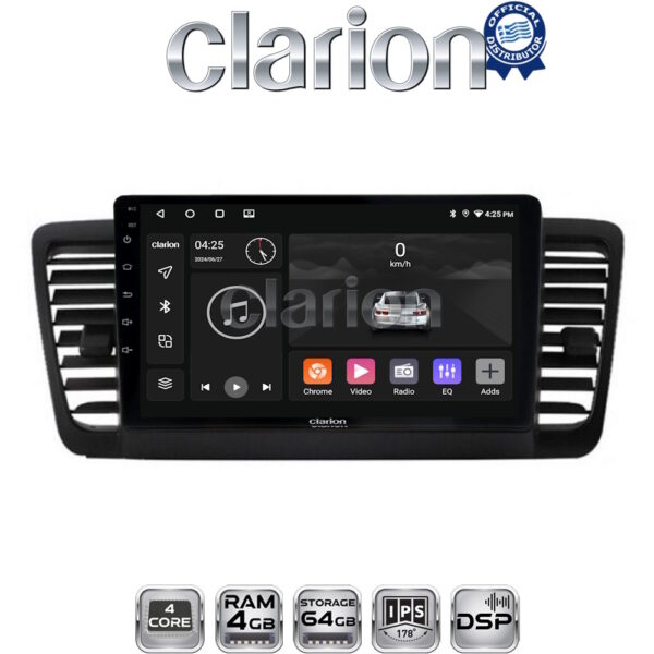 CLARION GL32525 Οθόνη OEM Multimedia Αυτοκινήτου για SUBARU LEGACY 2002> (CarPlay/AndroidAuto/BT/GPS/WIFI/GPRS) - Image 1