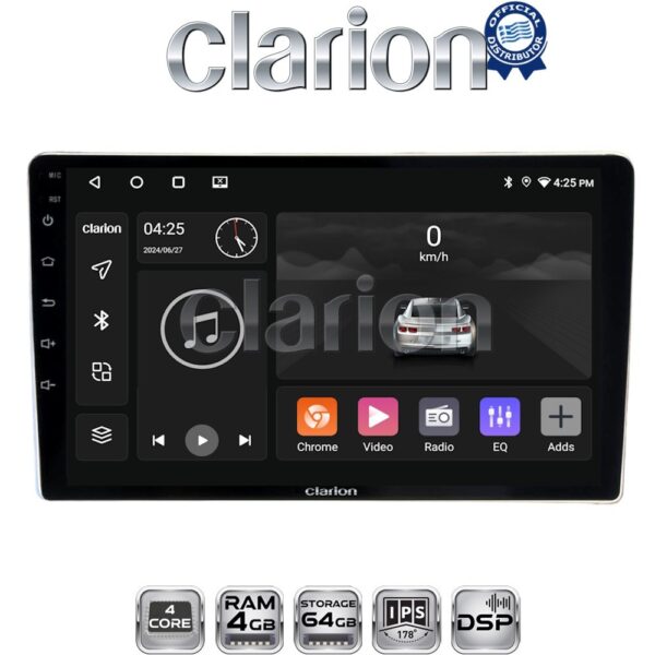 CLARION GL32566 Οθόνη OEM Multimedia Αυτοκινήτου για Toyota ProAce 2013 > 2016Citroen C2 2003 > 2009Citroen C3 2001 > 2010Citroen Jumpy 2007 > 2016Citroen Berlingo 2008 > 2019Peugeot 307 2001 > 2008Peugeot Expert 2008 > 2016Peu - Image 1