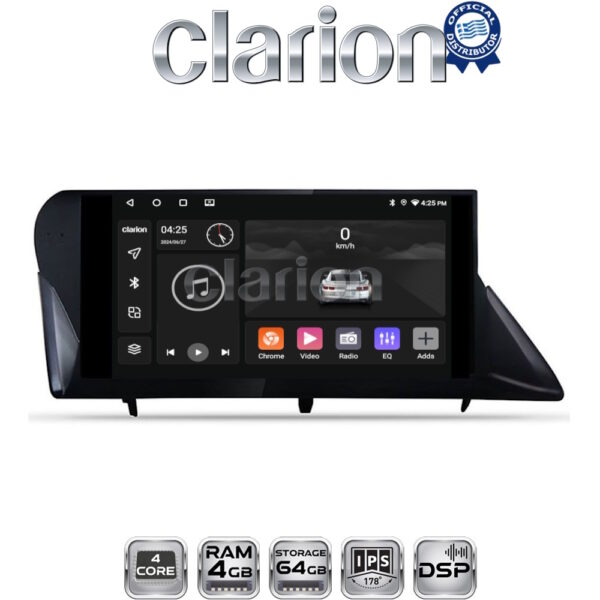 CLARION GL32800 Οθόνη OEM Multimedia Αυτοκινήτου για LEXUS RX 2009 > 2014 (CarPlay/AndroidAuto/BT/GPS/WIFI/GPRS) - Image 1