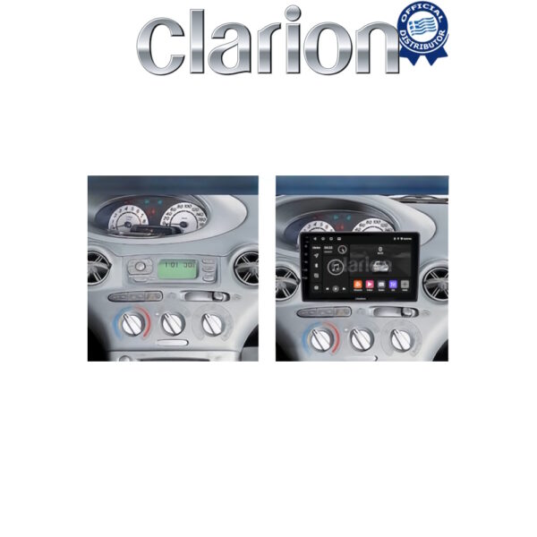 CLARION GL75402UP Οθόνη OEM Multimedia Αυτοκινήτου για Toyota Yaris 1999 > 2005 (CarPlay/AndroidAuto/BT/GPS/WIFI/GPRS) - Image 3