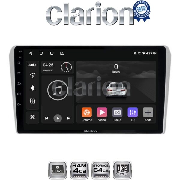 CLARION GL52025 Οθόνη OEM Multimedia Αυτοκινήτου για Toyota Avensis 2003>2008 (CarPlay/AndroidAuto/BT/GPS/WIFI/GPRS) - Image 1