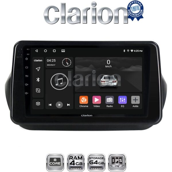 CLARION GL52195 Οθόνη OEM Multimedia Αυτοκινήτου για Fiorino, Citroen, Nemo, Bipper (CarPlay/AndroidAuto/BT/GPS/WIFI/GPRS) - Image 1