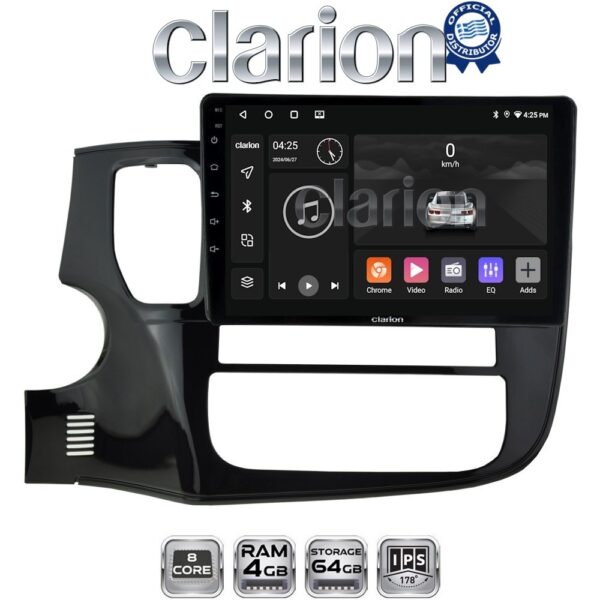 CLARION GL52231 Οθόνη OEM Multimedia Αυτοκινήτου για MITSUBISHI OUTLANDER  2013> (CarPlay/AndroidAuto/BT/GPS/WIFI/GPRS) - Image 1