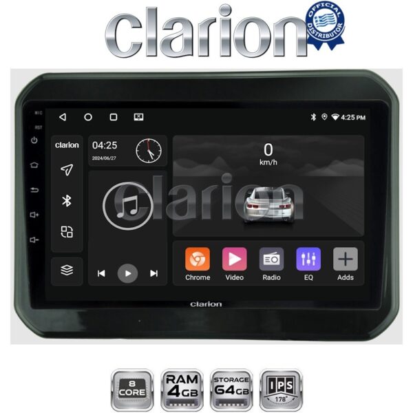 CLARION GL52232 Οθόνη OEM Multimedia Αυτοκινήτου για SUZUKI IGNIS 2016> (CarPlay/AndroidAuto/BT/GPS/WIFI/GPRS) - Image 1