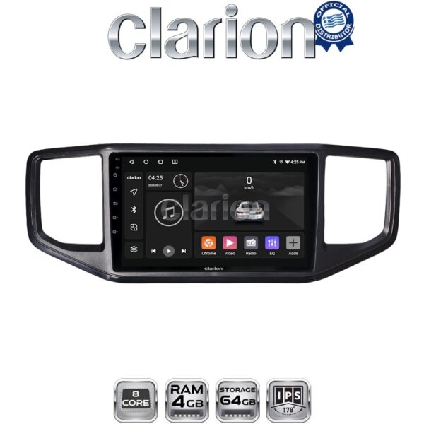 CLARION GL52486 Οθόνη OEM Multimedia Αυτοκινήτου για VW Amarok 2017 > 2021 (CarPlay/AndroidAuto/BT/GPS/WIFI/GPRS) - Image 1