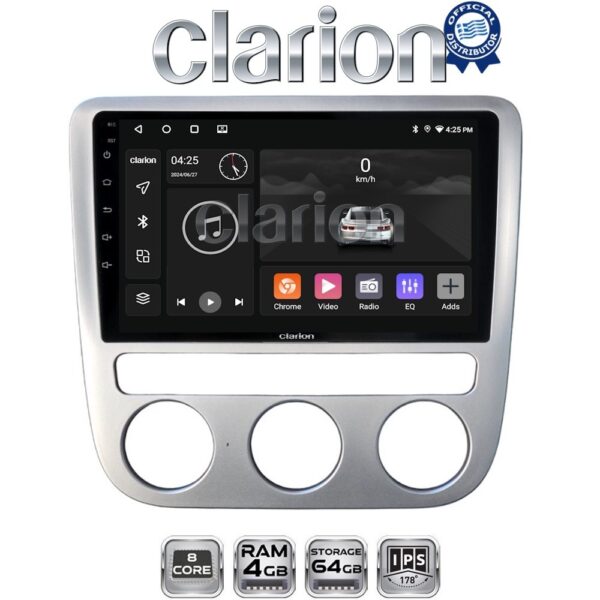 CLARION GL52488 Οθόνη OEM Multimedia Αυτοκινήτου για VW Scirocco & Eos 2008 > 2013 (CarPlay/AndroidAuto/BT/GPS/WIFI/GPRS) - Image 1