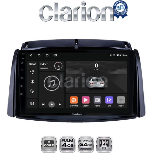 CLARION GL52498 Οθόνη OEM Multimedia Αυτοκινήτου για Renault Koleos 2006>2017 (CarPlay/AndroidAuto/BT/GPS/WIFI/GPRS) - Image 1
