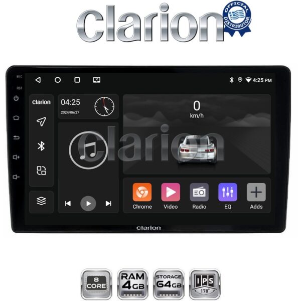 CLARION GL53592 Οθόνη OEM Multimedia Αυτοκινήτου για 9 (CarPlay/AndroidAuto/BT/GPS/WIFI/GPRS) - Image 1
