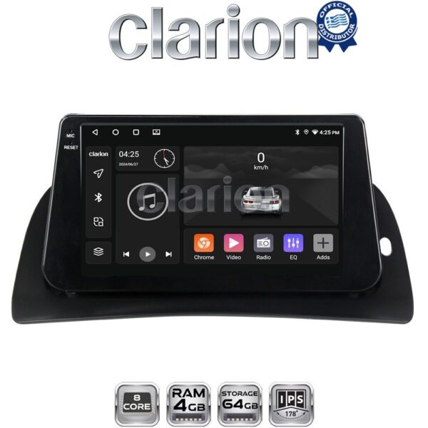 CLARION GL52707 Οθόνη OEM Multimedia Αυτοκινήτου για Renault Kangoo 2011 > 2021 (CarPlay/AndroidAuto/BT/GPS/WIFI/GPRS) - Image 1
