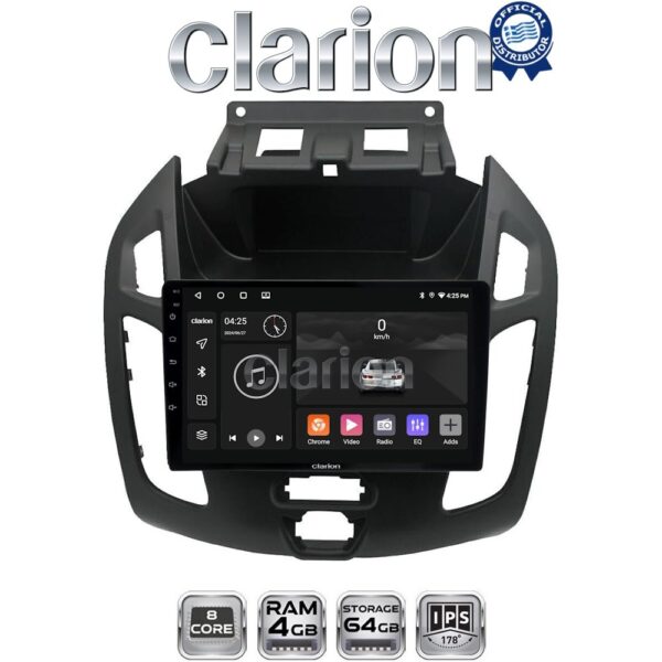 CLARION GL52858 Οθόνη OEM Multimedia Αυτοκινήτου για Ford Transit 2013 > 2015 (CarPlay/AndroidAuto/BT/GPS/WIFI/GPRS) - Image 1