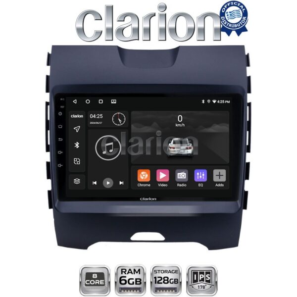 CLARION GL53248 Οθόνη OEM Multimedia Αυτοκινήτου για Ford Edge 2016 > (CarPlay/AndroidAuto/BT/GPS/WIFI/GPRS) - Image 1